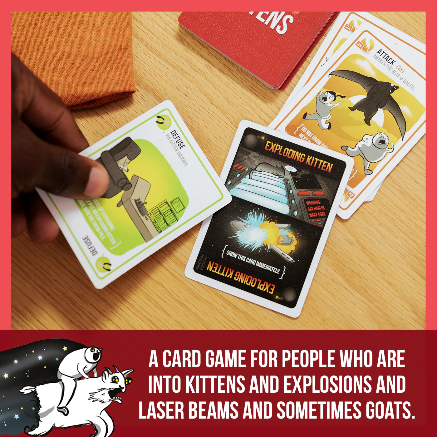 Exploding Kittens: Original Edition (10th Anniversary Tin Edition) - Image 4