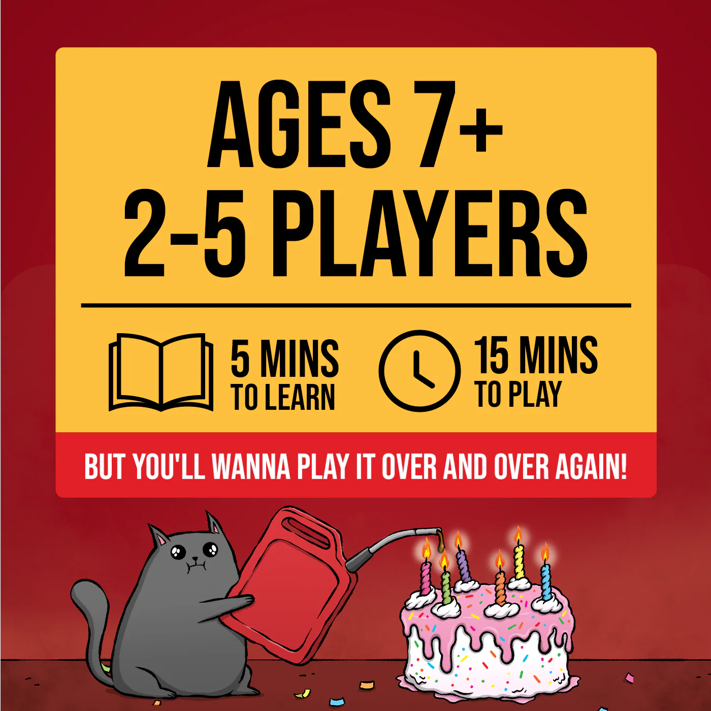 Exploding Kittens: Original Edition (10th Anniversary Tin Edition) - Image 7