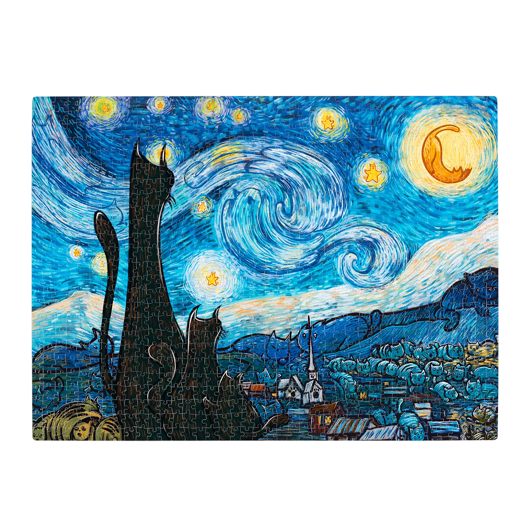 Mrowwwry Night (1000 Piece Puzzle) - Image 3
