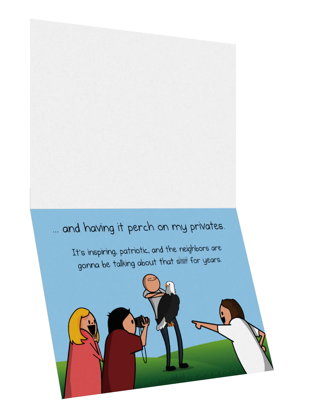 Bald Eagle - NSFW Friendship Card - Image 3